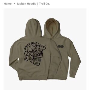 Nwt troll molten hoodie small